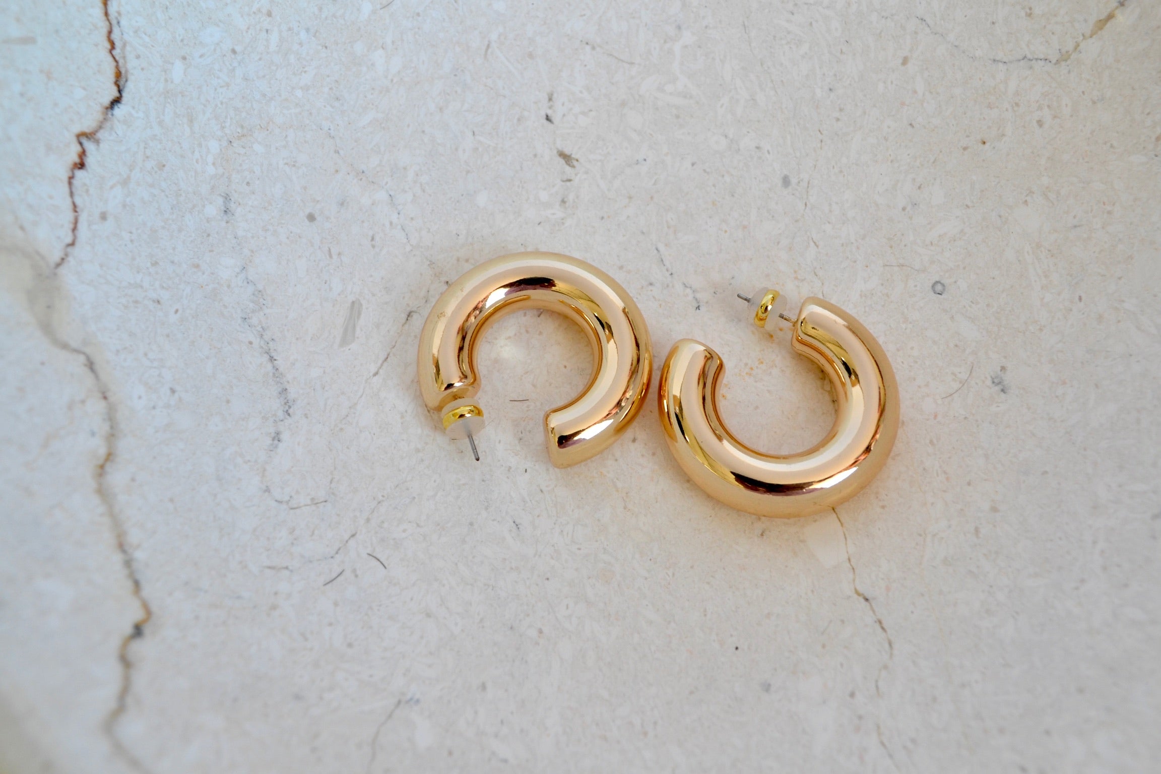 Chunky Gold Hoop