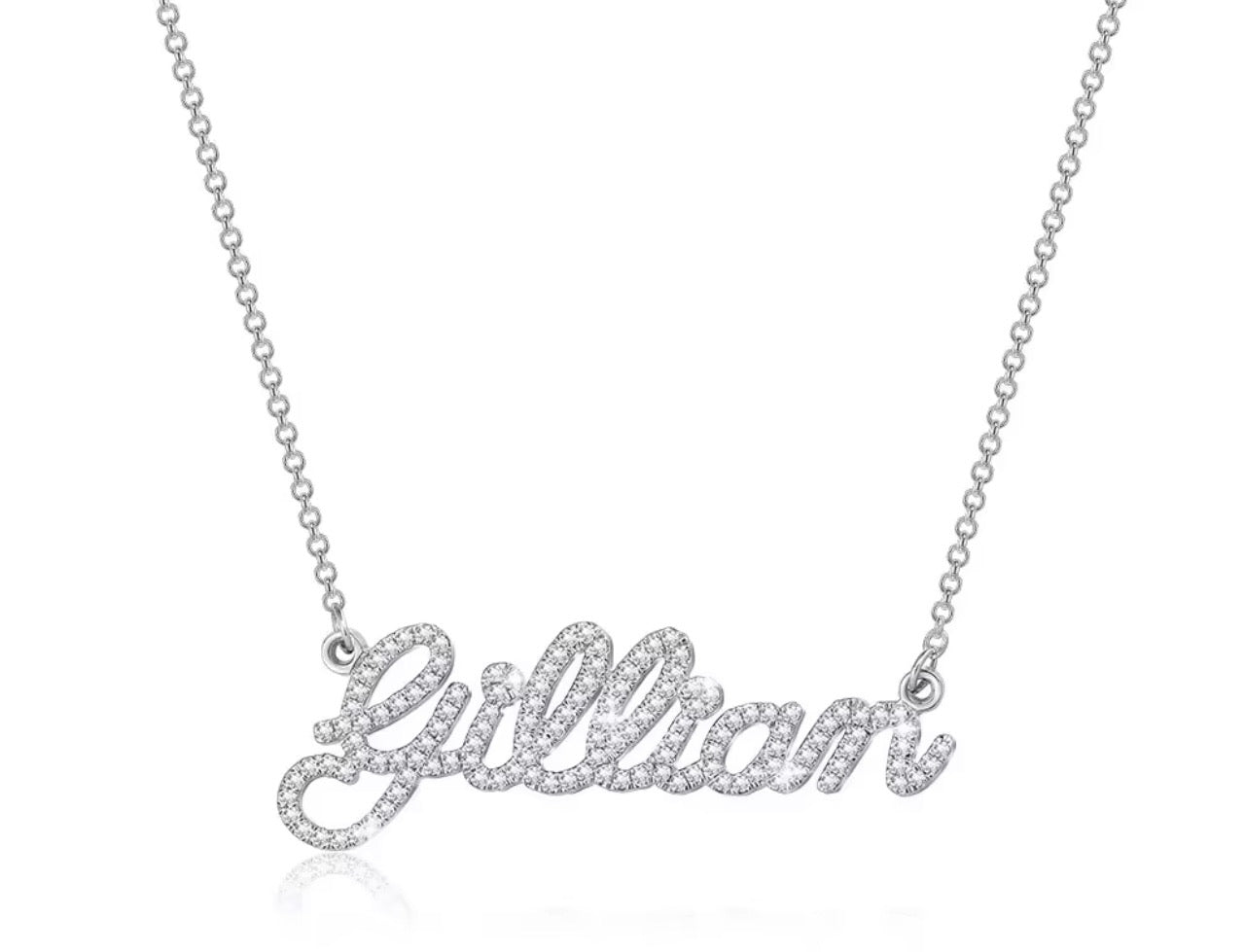 Classic name necklace