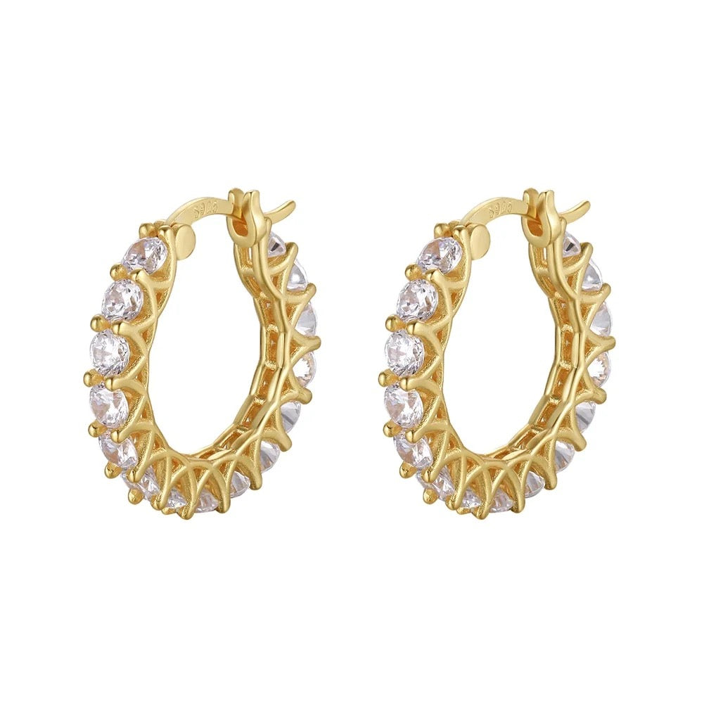 Mariel Diamond Hoops
