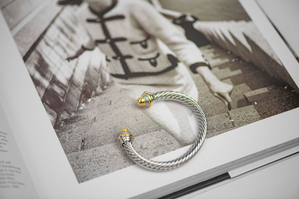 Bold cable bracelet
