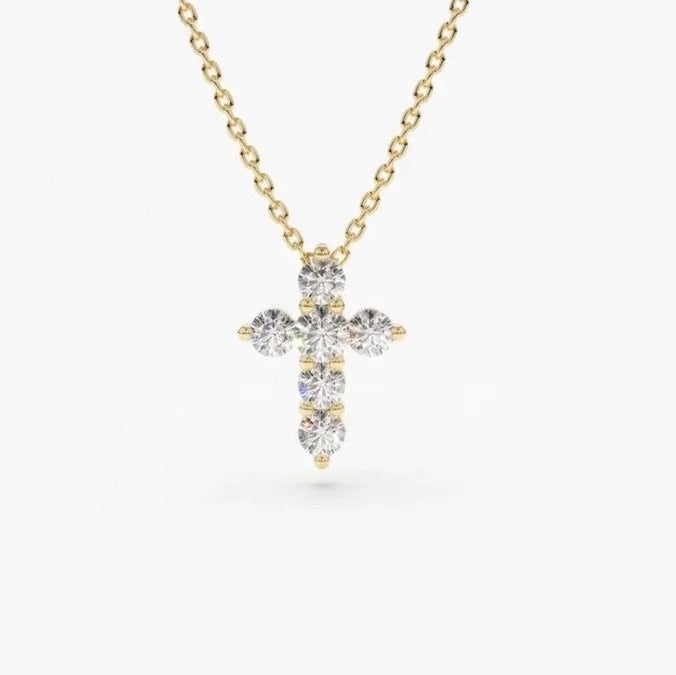 Dainty cross necklace