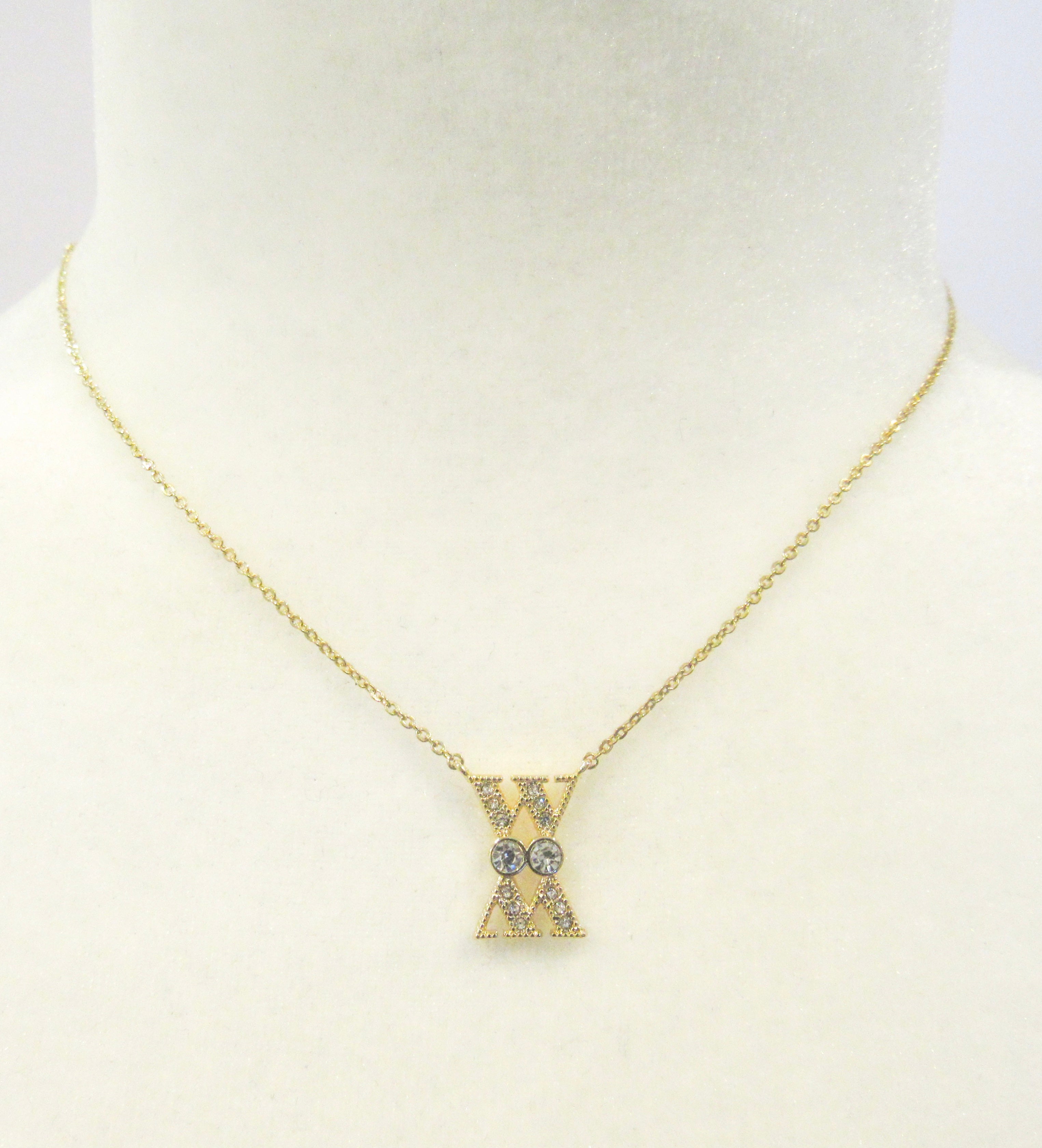 WM necklace | gold