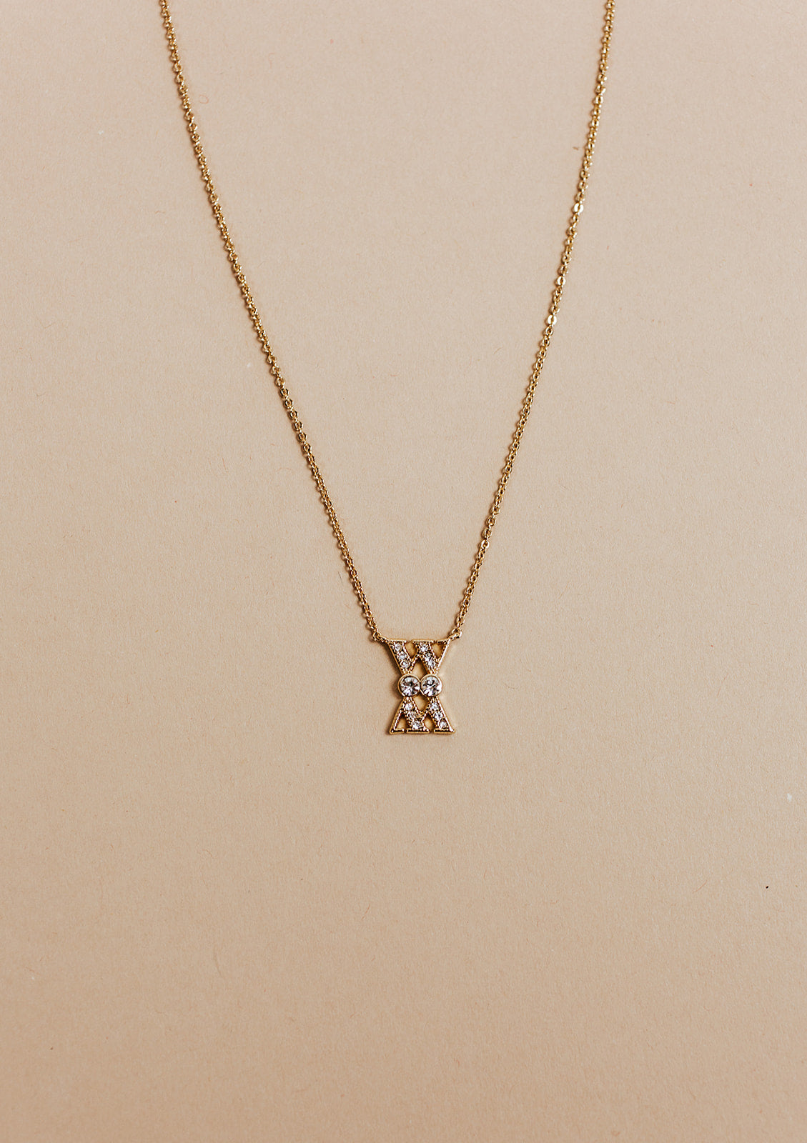 WM necklace | gold