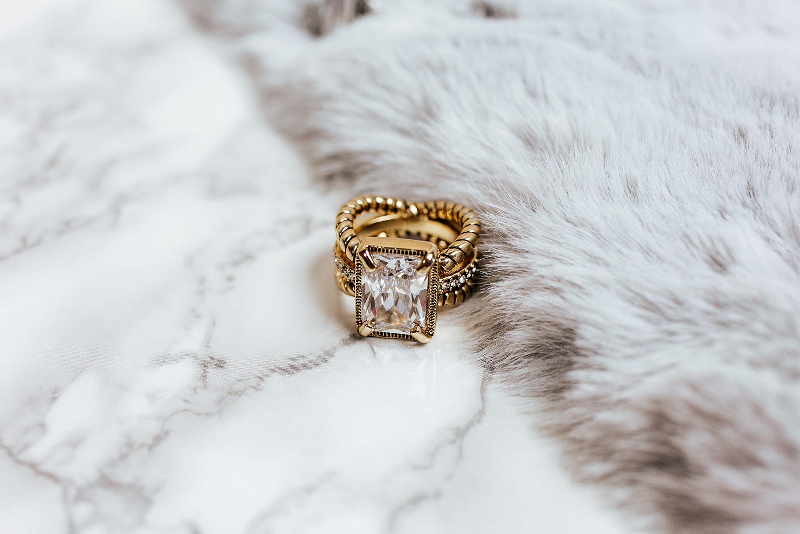 boujee ring | gold