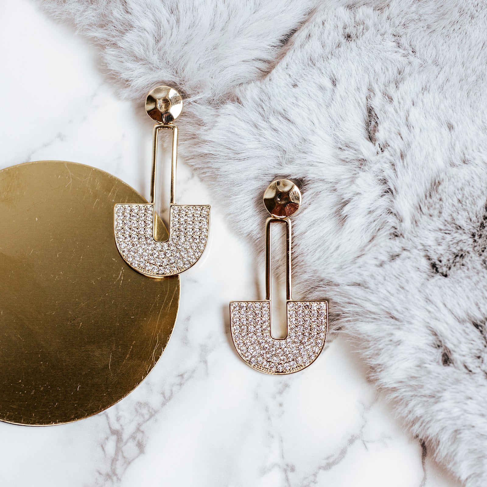 golden hour earring | gold