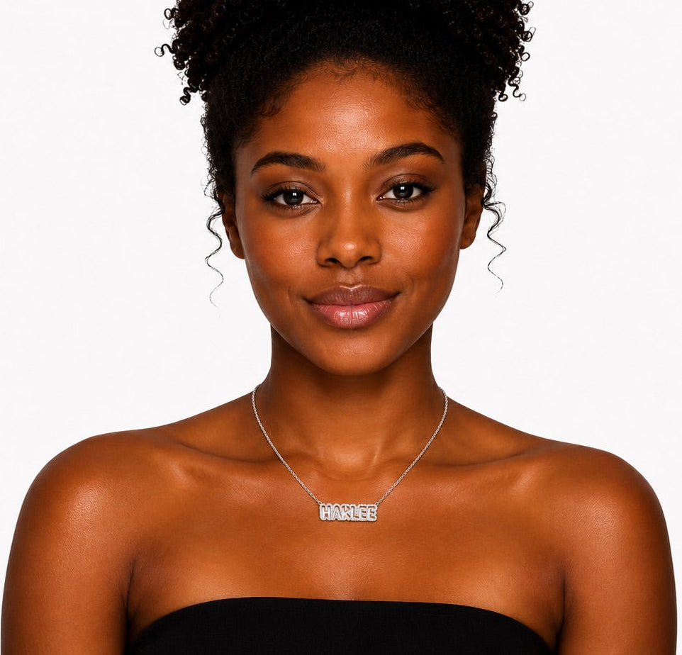 Bubble Name Necklace