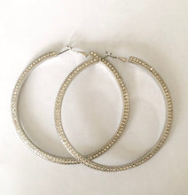 Load image into Gallery viewer, glam hoops | silver