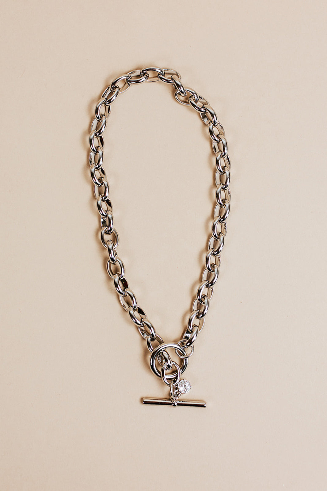 classic chain necklace | silver