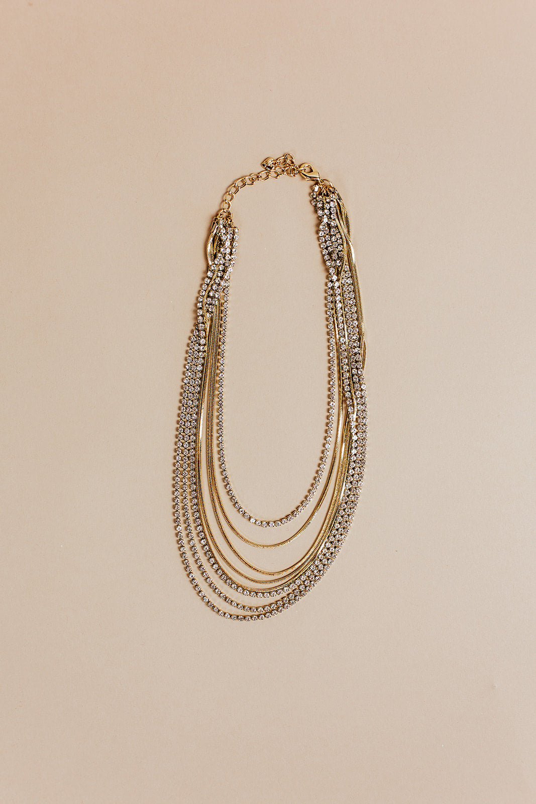 gemma layered necklace | gold