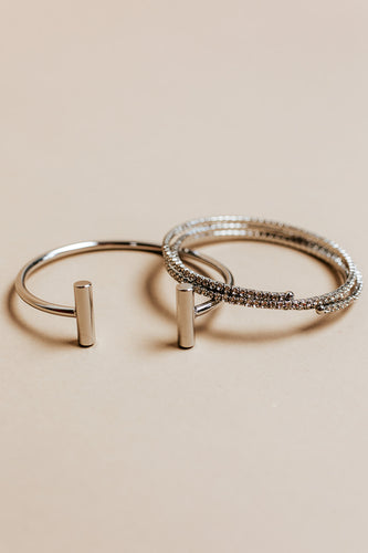 so icy stackables | silver